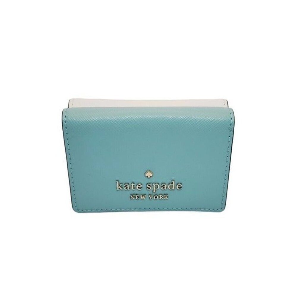 Kate Spade wallet staci colorblock micro trifold poolside multi